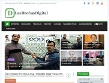 Tablet Screenshot of lasbrenasdigital.com.ar